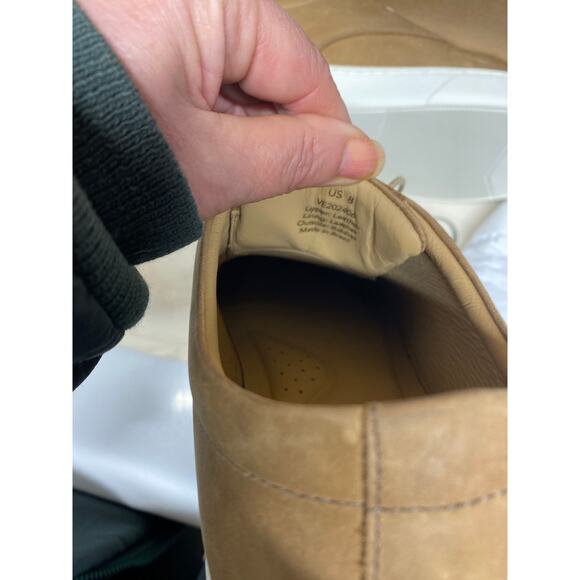 Brand New Nisolo Men's Size 8 Tobacco Brown Diego Everyday Sneaker Shoes - Picture 6 of 7